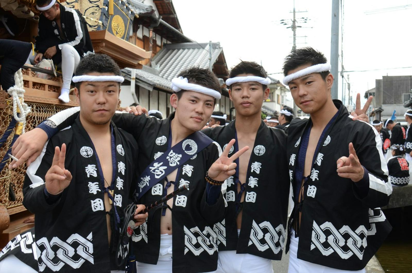 だんじり祭りの祭人