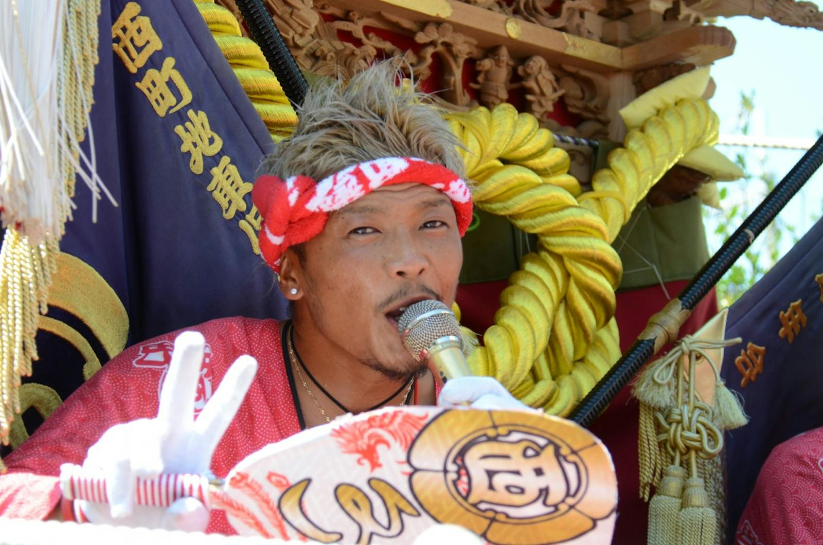 だんじり祭りの祭人