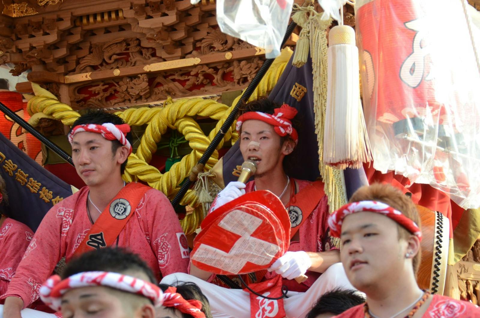 だんじり祭りの祭人