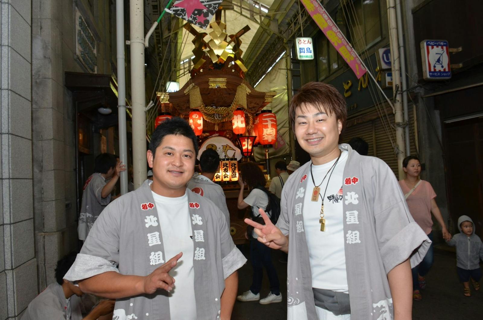 だんじり祭りの祭人