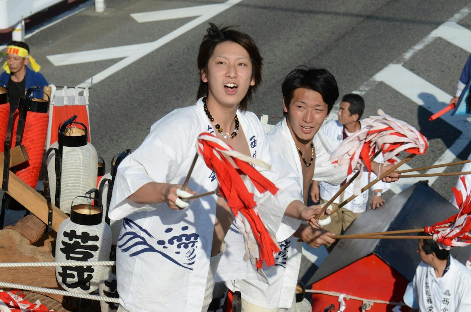 だんじり祭りの祭人