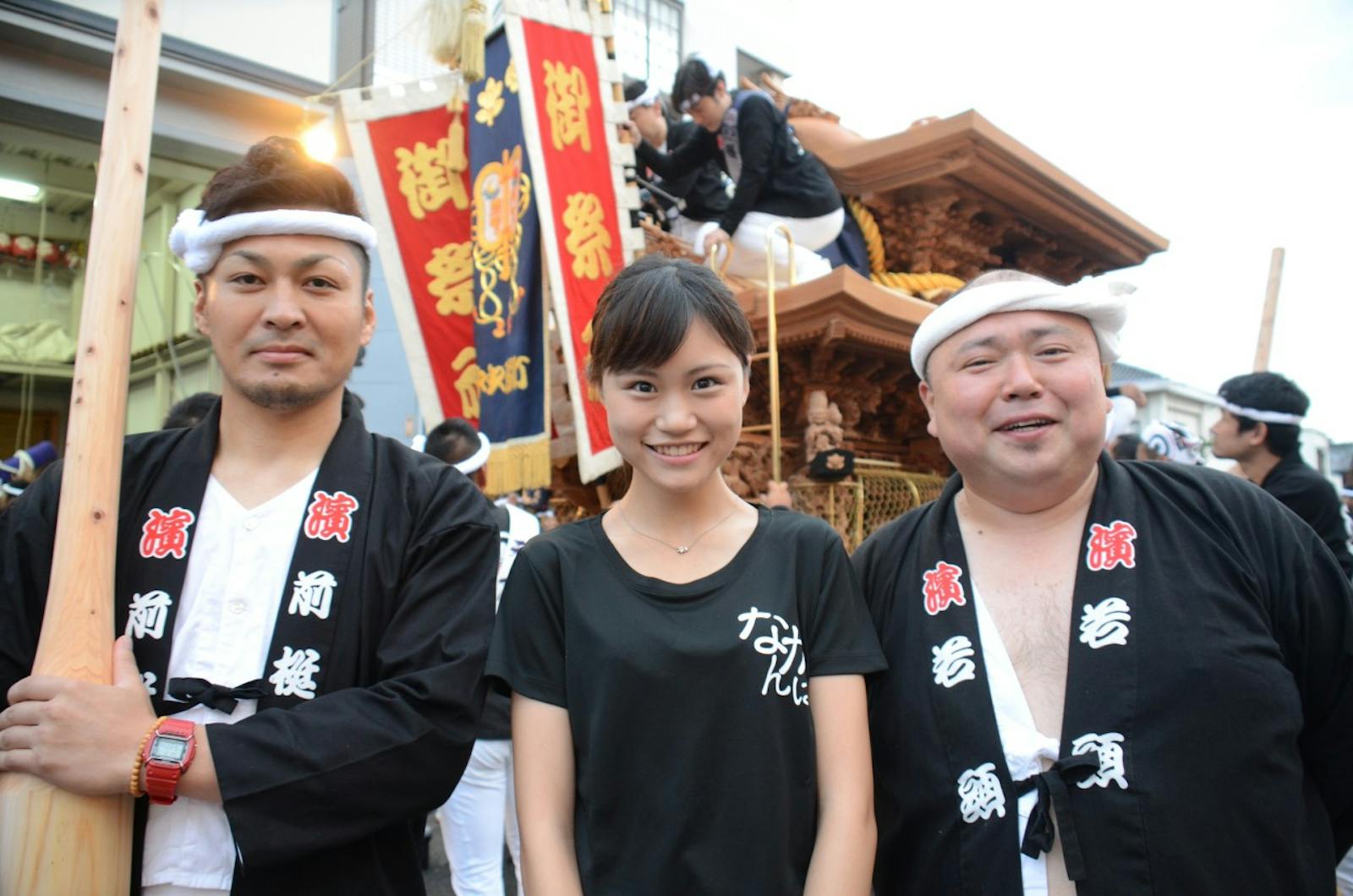だんじり祭りの祭人