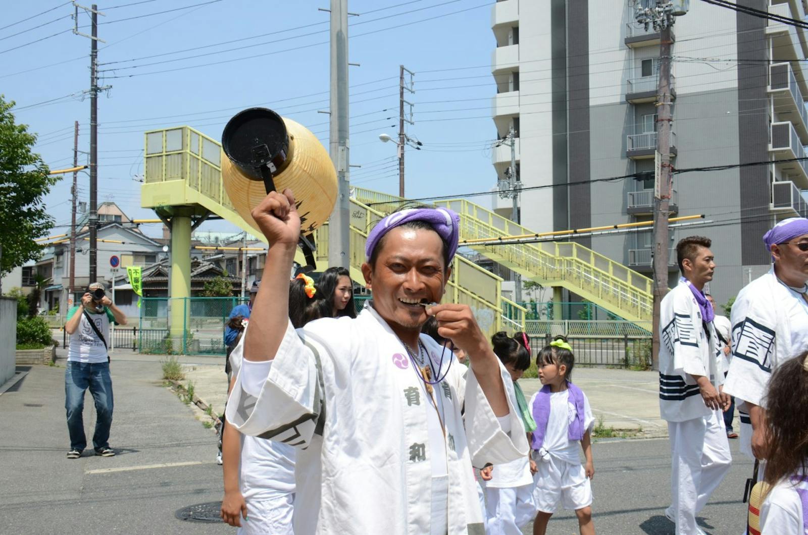 だんじり祭りの祭人