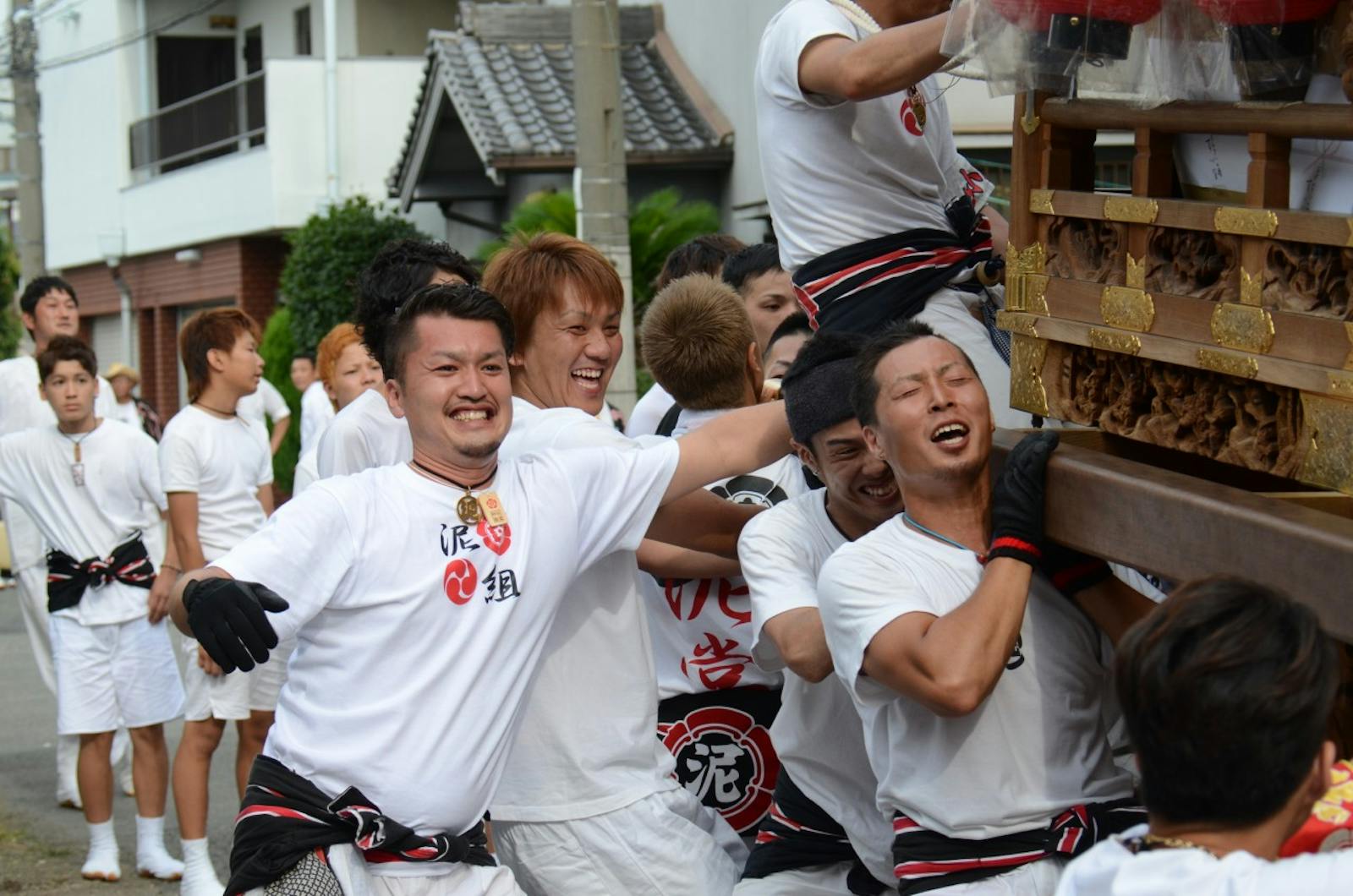 だんじり祭りの祭人