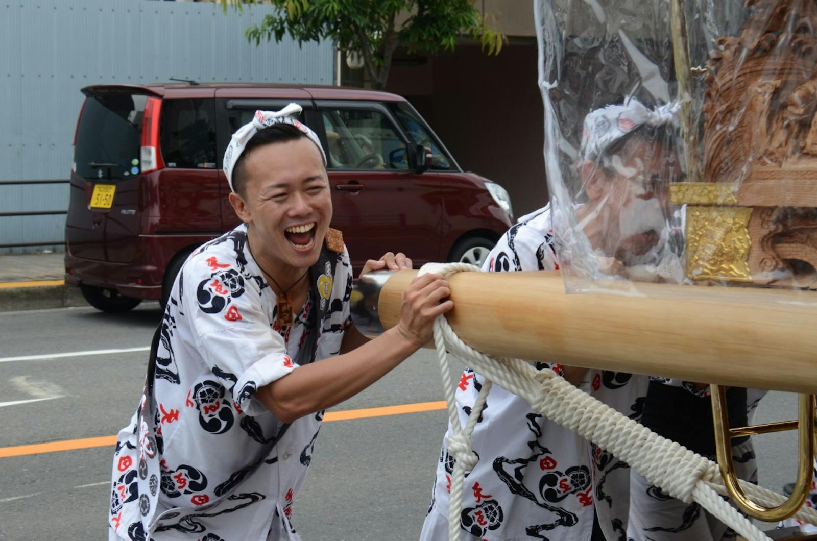 だんじり祭りの祭人