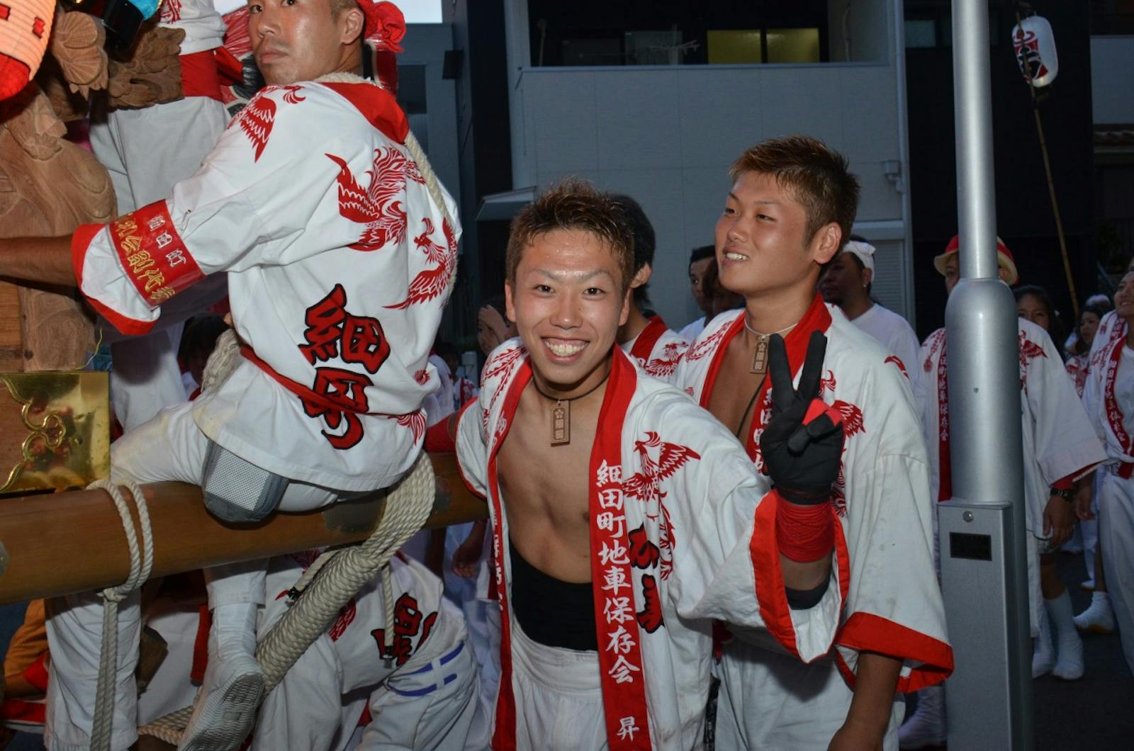 だんじり祭りの祭人