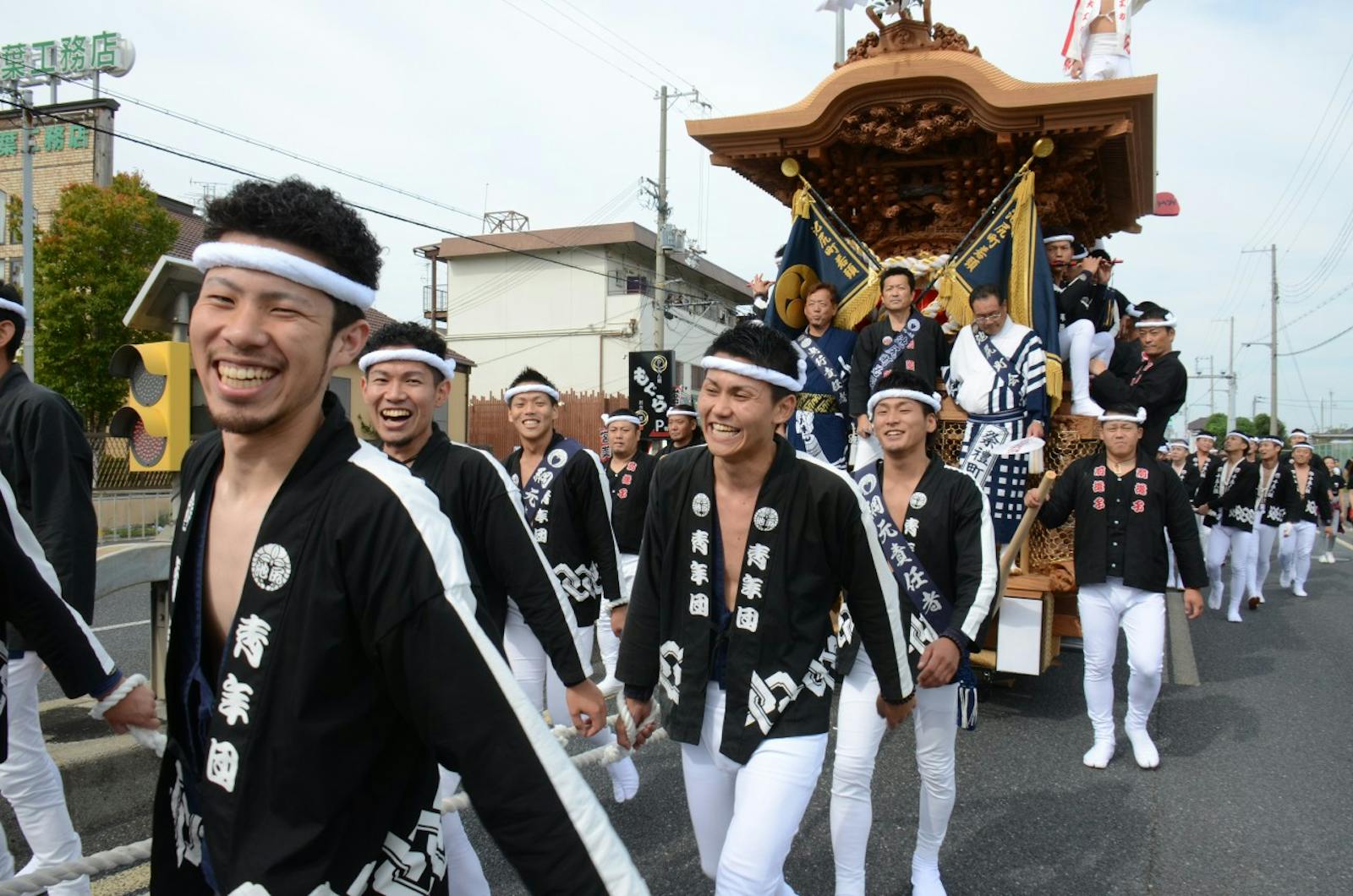 だんじり祭りの祭人