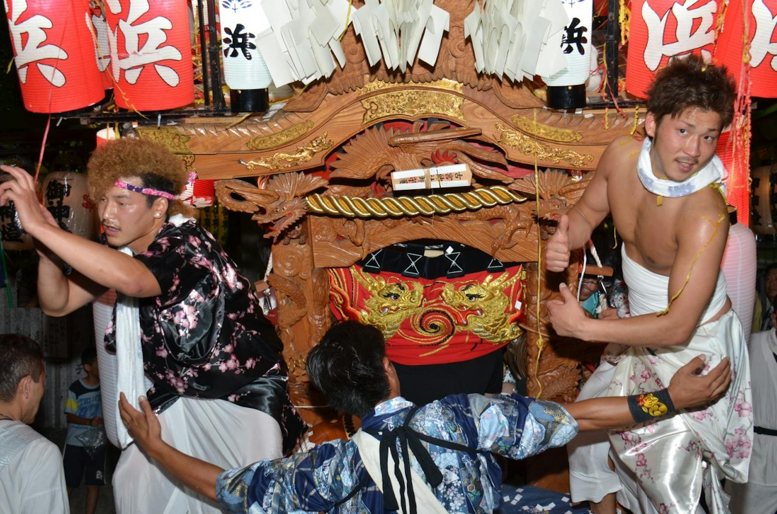 だんじり祭りの祭人