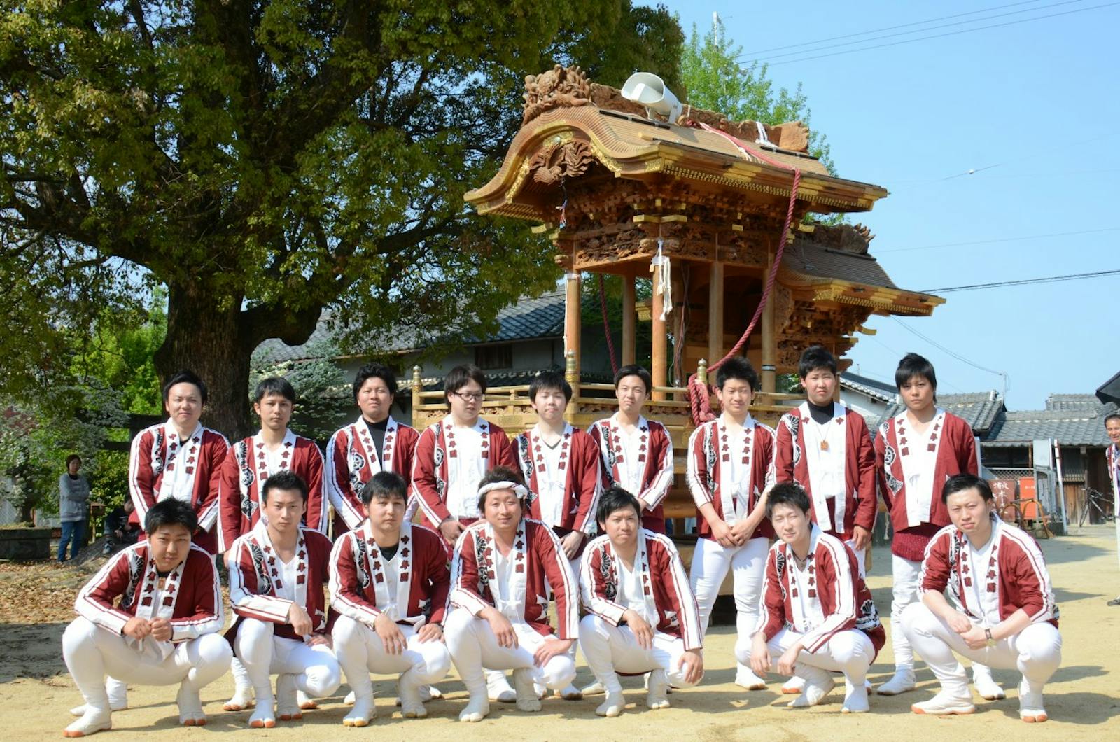 だんじり祭りの祭人