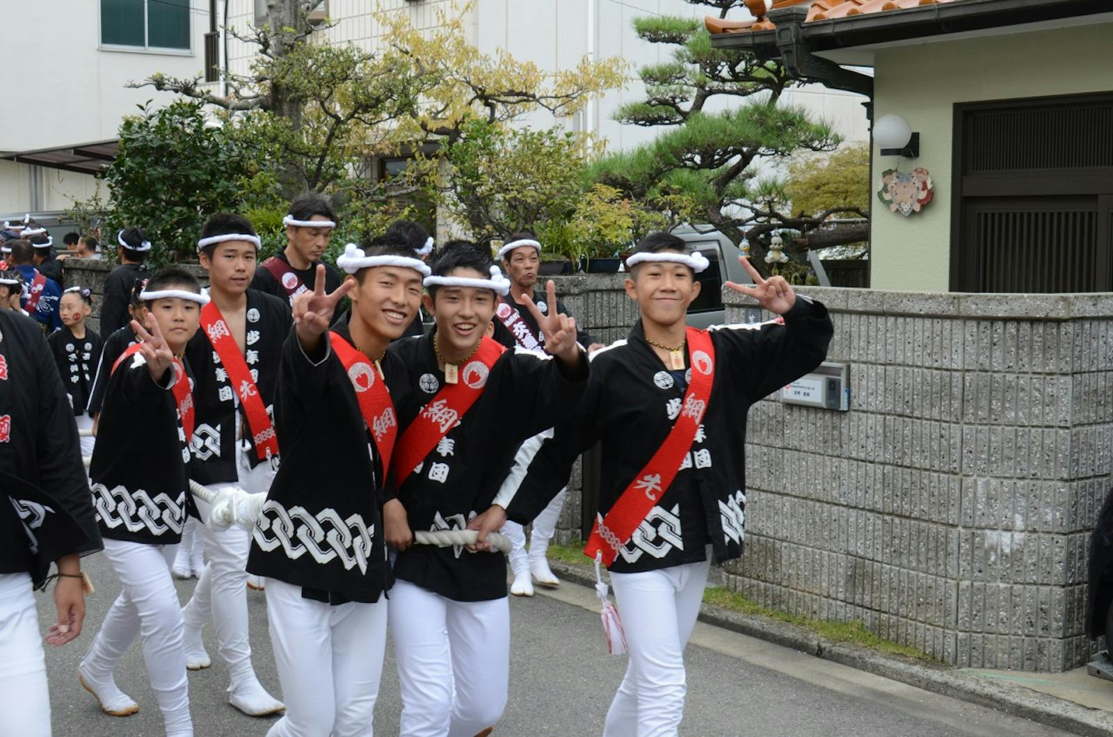 だんじり祭りの祭人
