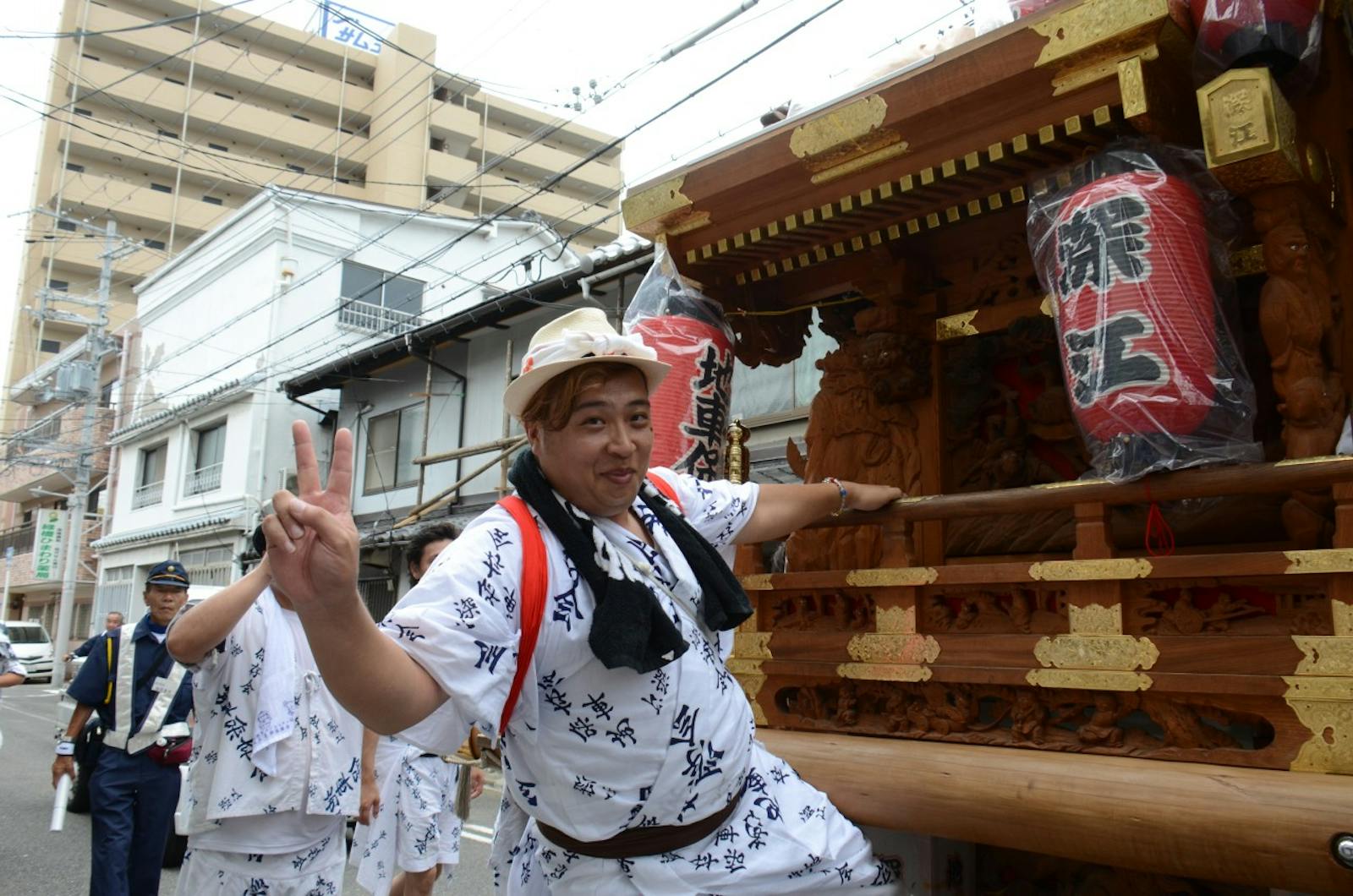 だんじり祭りの祭人