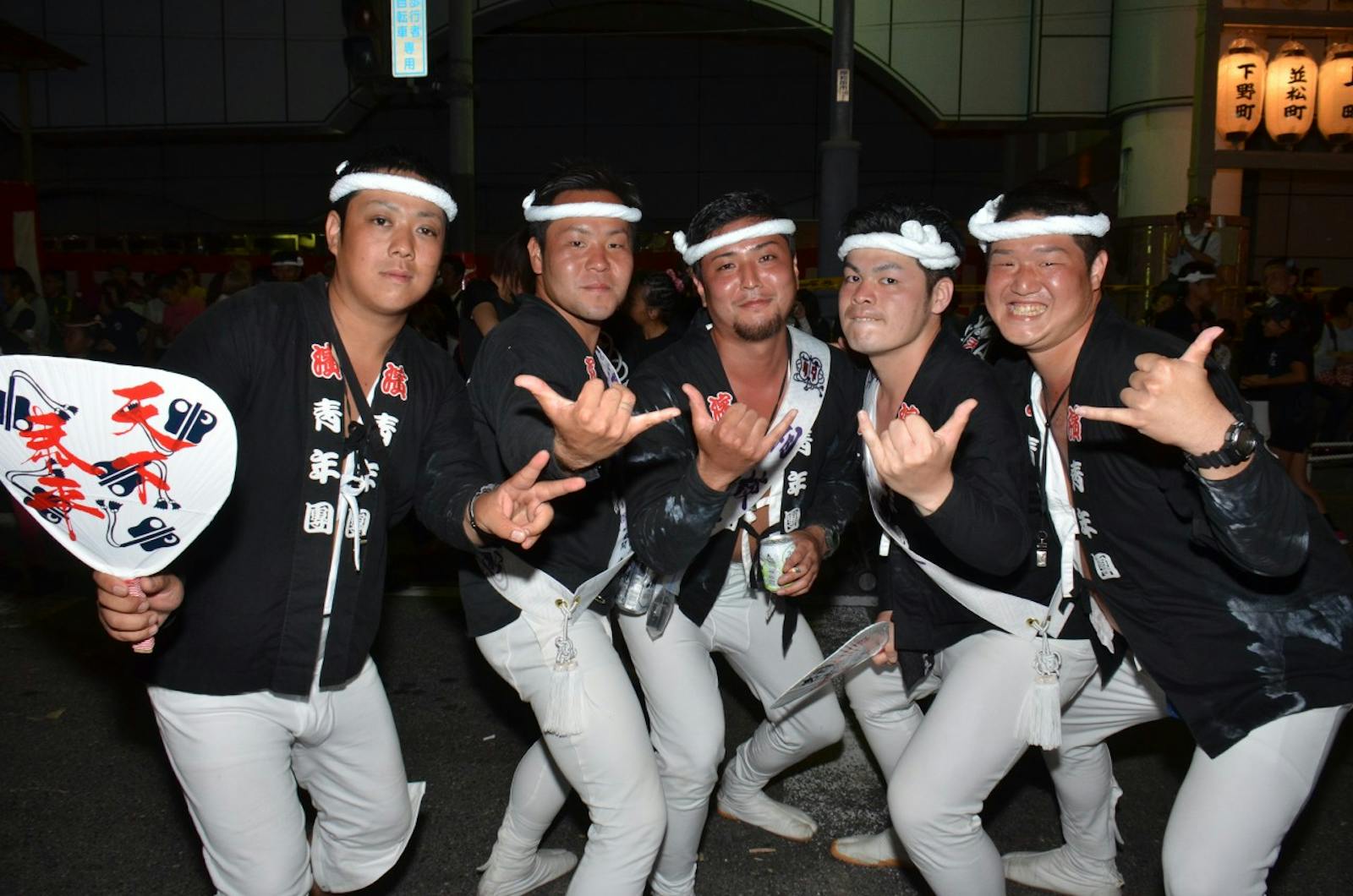 だんじり祭りの祭人