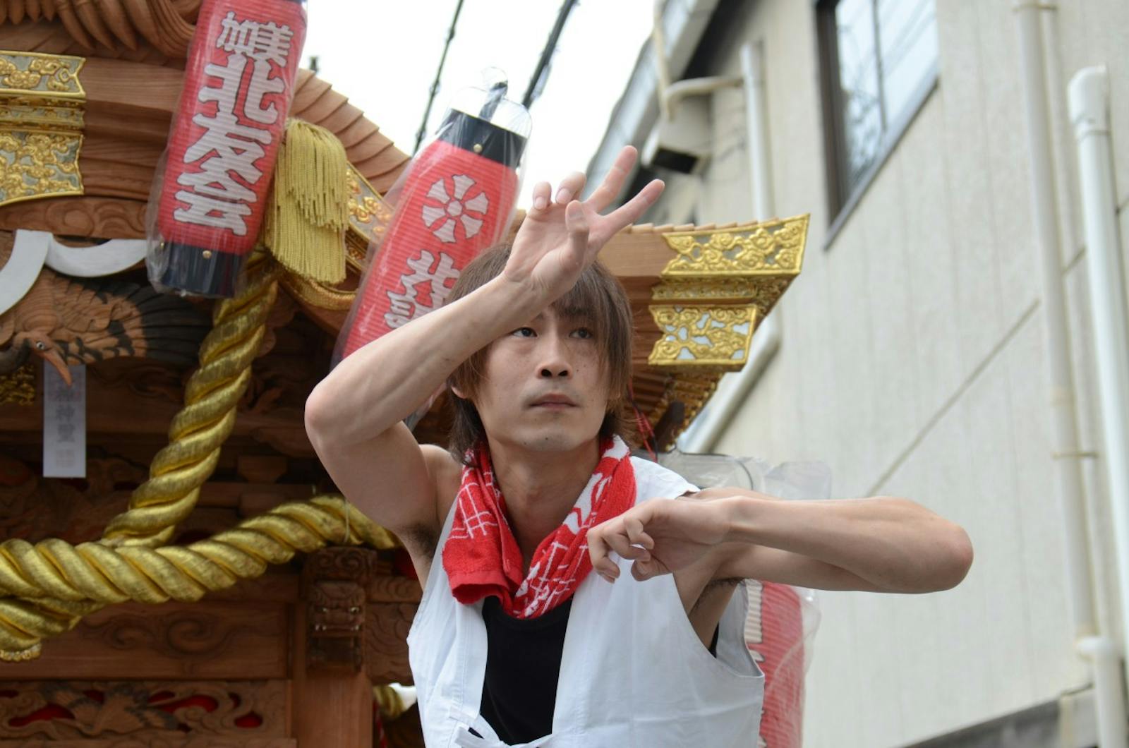 だんじり祭りの祭人