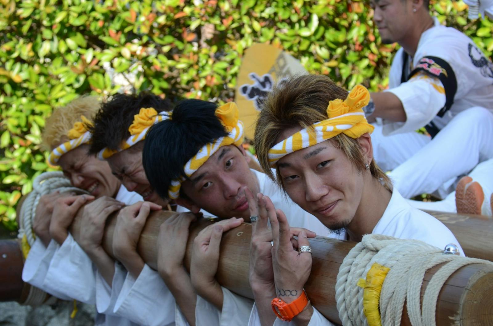 だんじり祭りの祭人