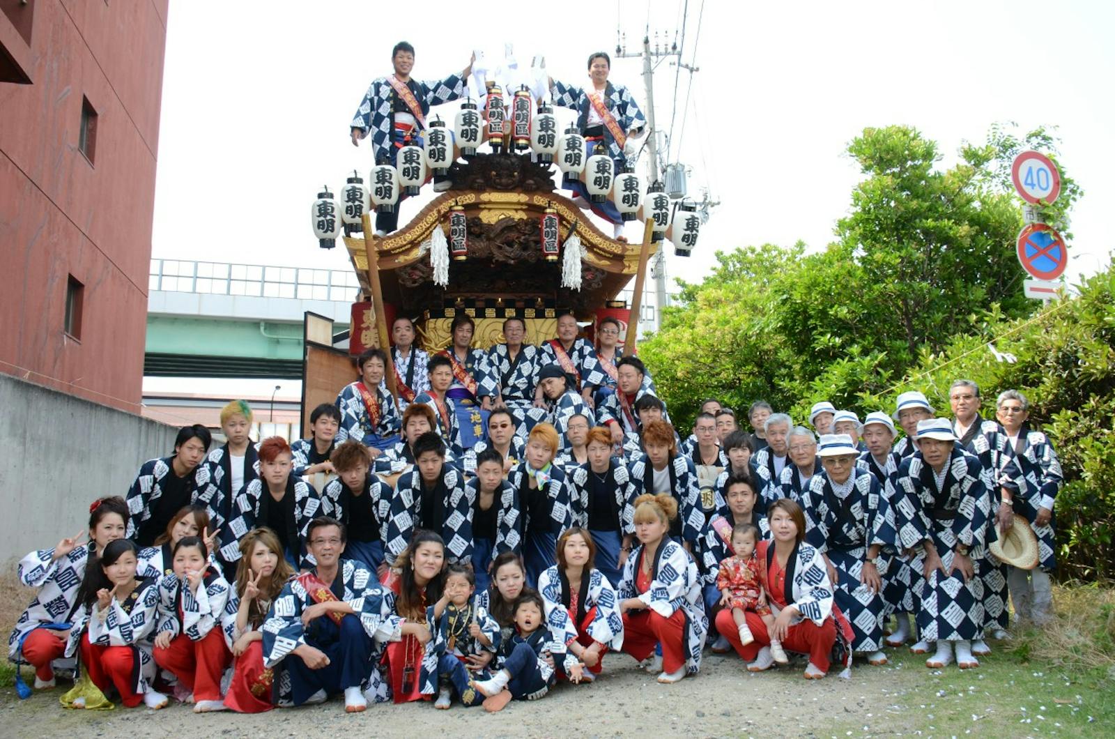 だんじり祭りの祭人