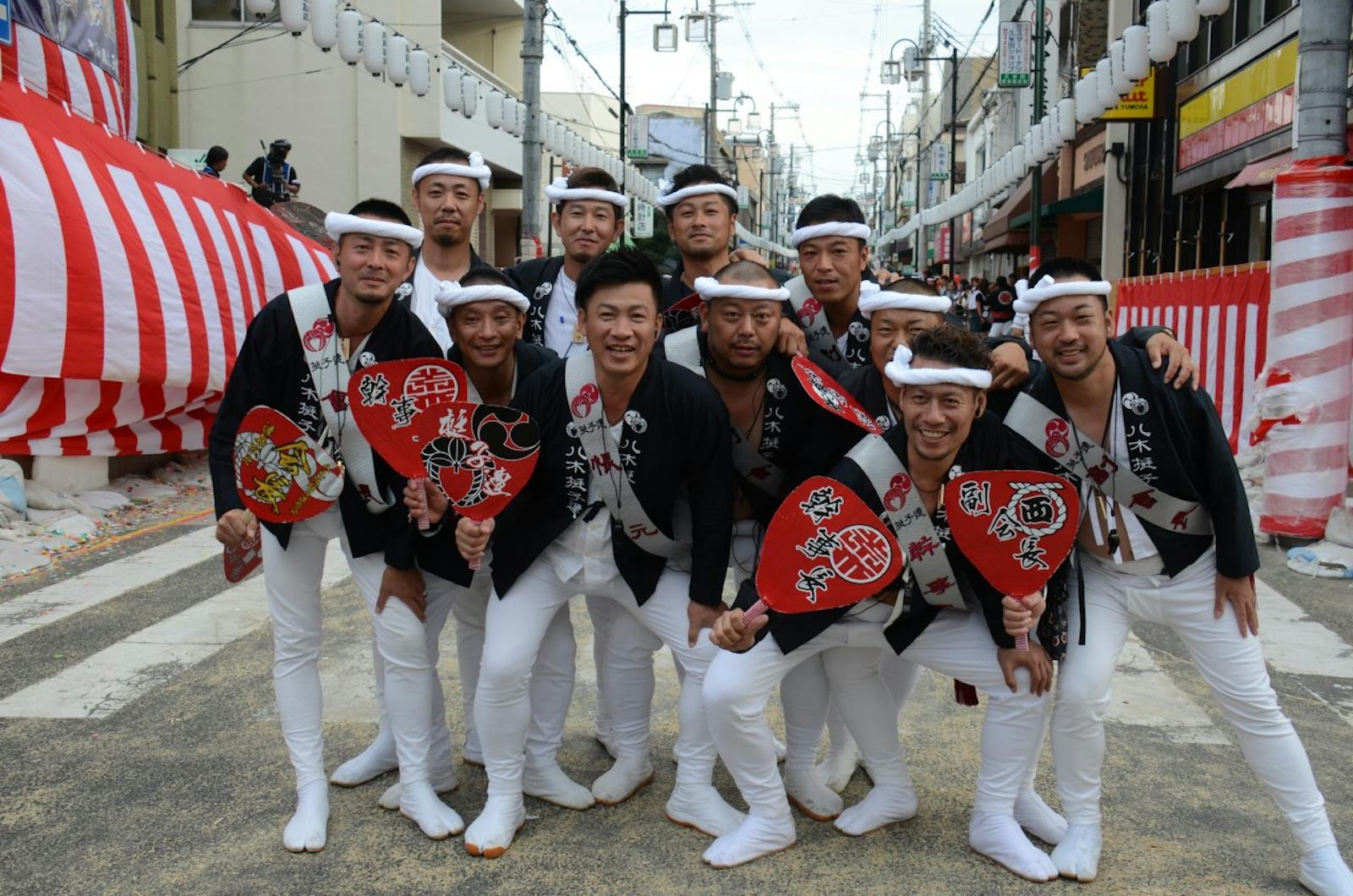 だんじり祭りの祭人