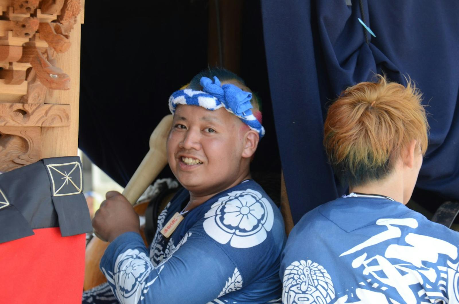 だんじり祭りの祭人