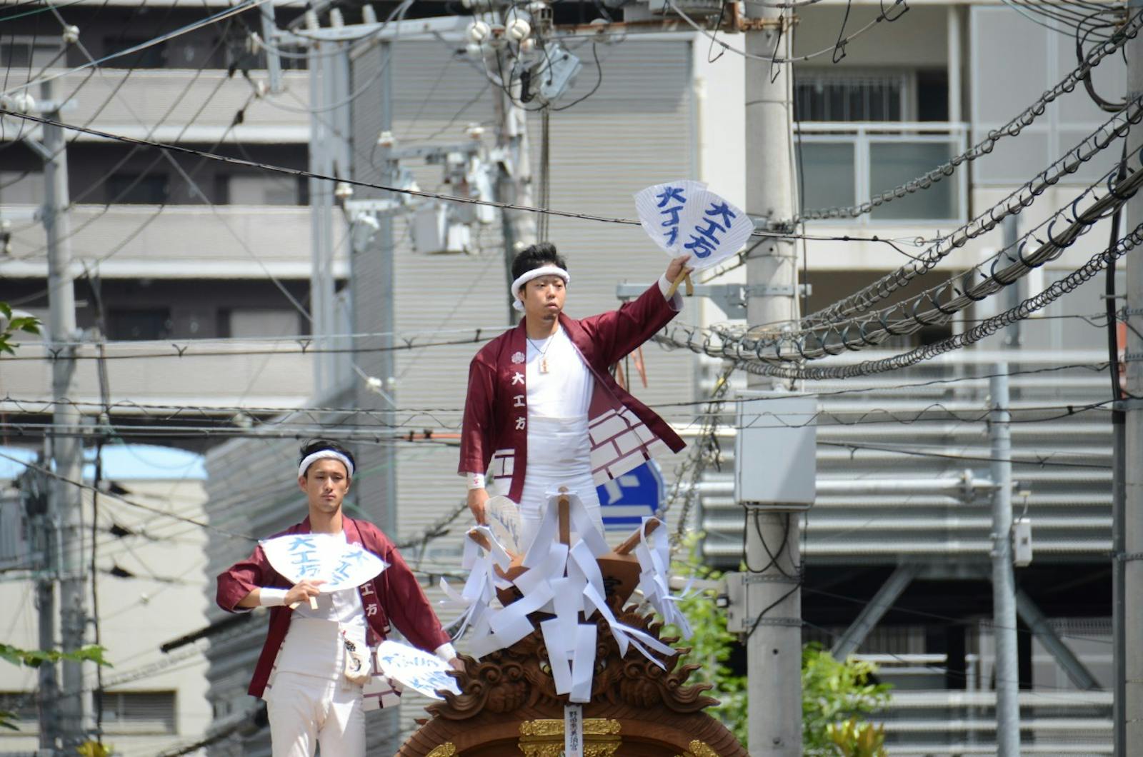 だんじり祭りの祭人
