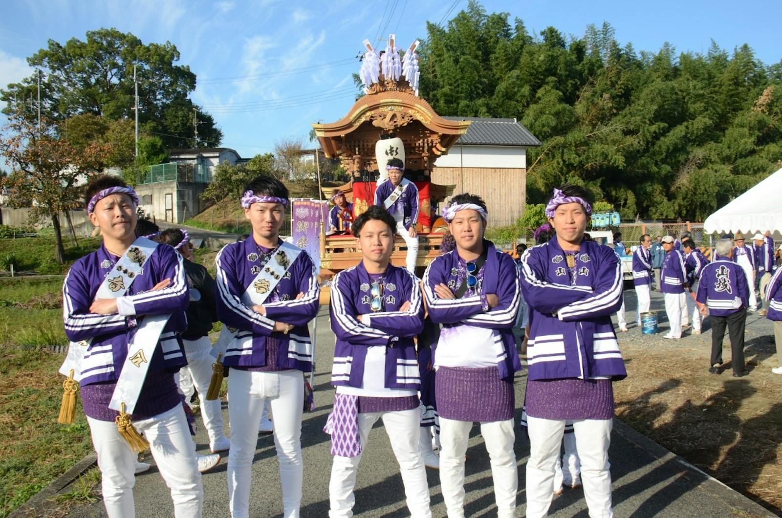 だんじり祭りの祭人