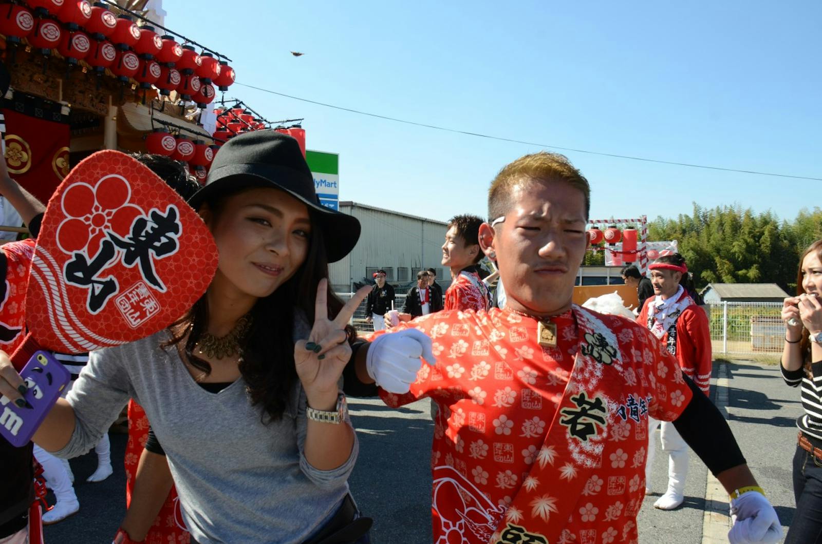 だんじり祭りの祭人