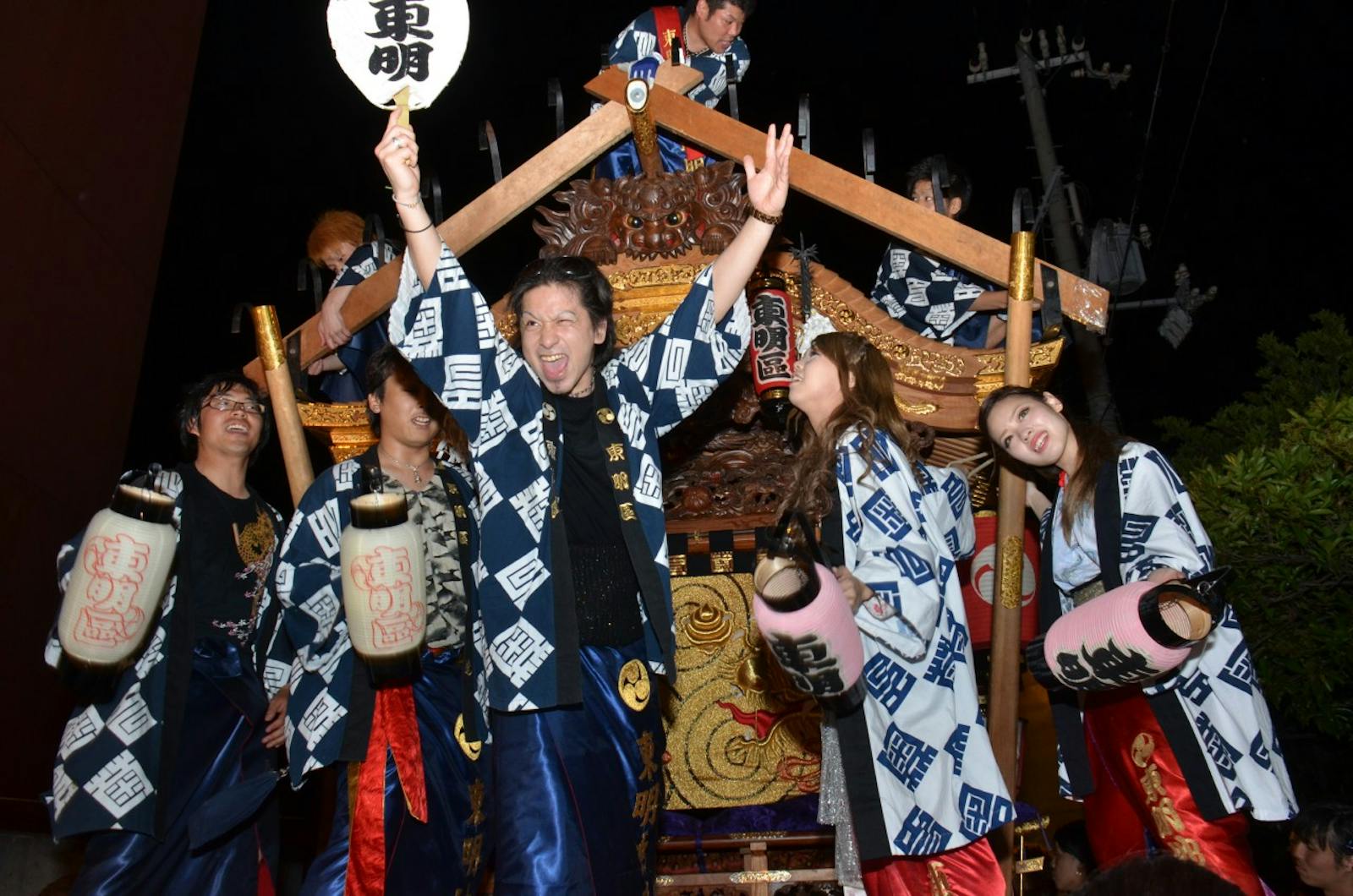だんじり祭りの祭人