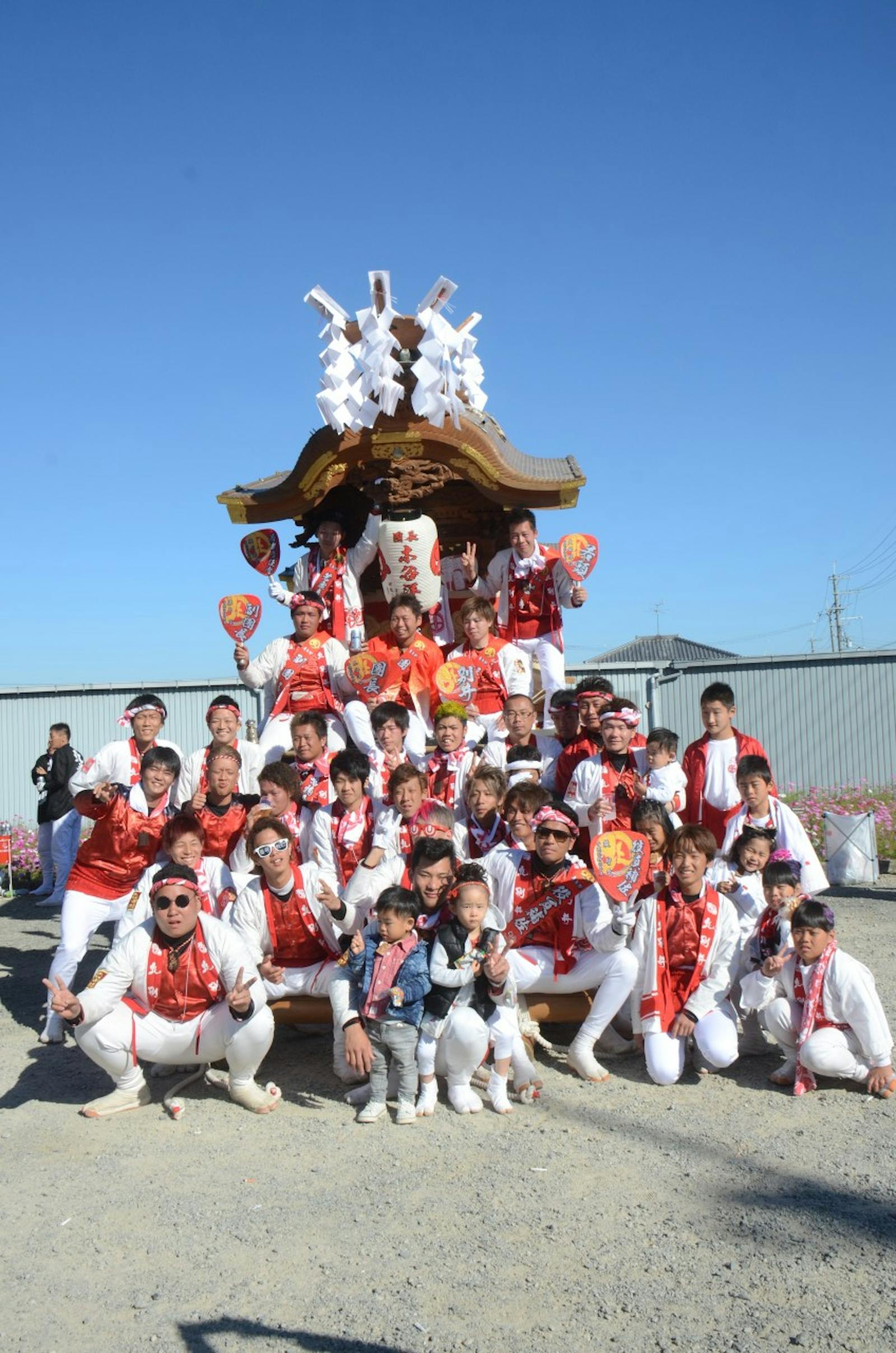 だんじり祭りの祭人