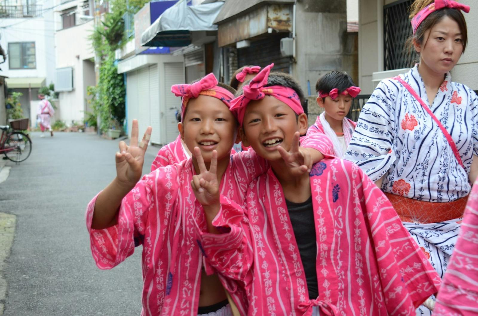 だんじり祭りの祭人