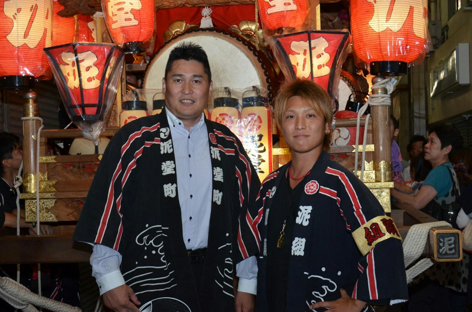 だんじり祭りの祭人