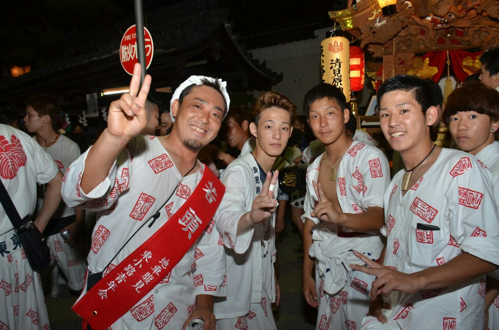 だんじり祭りの祭人