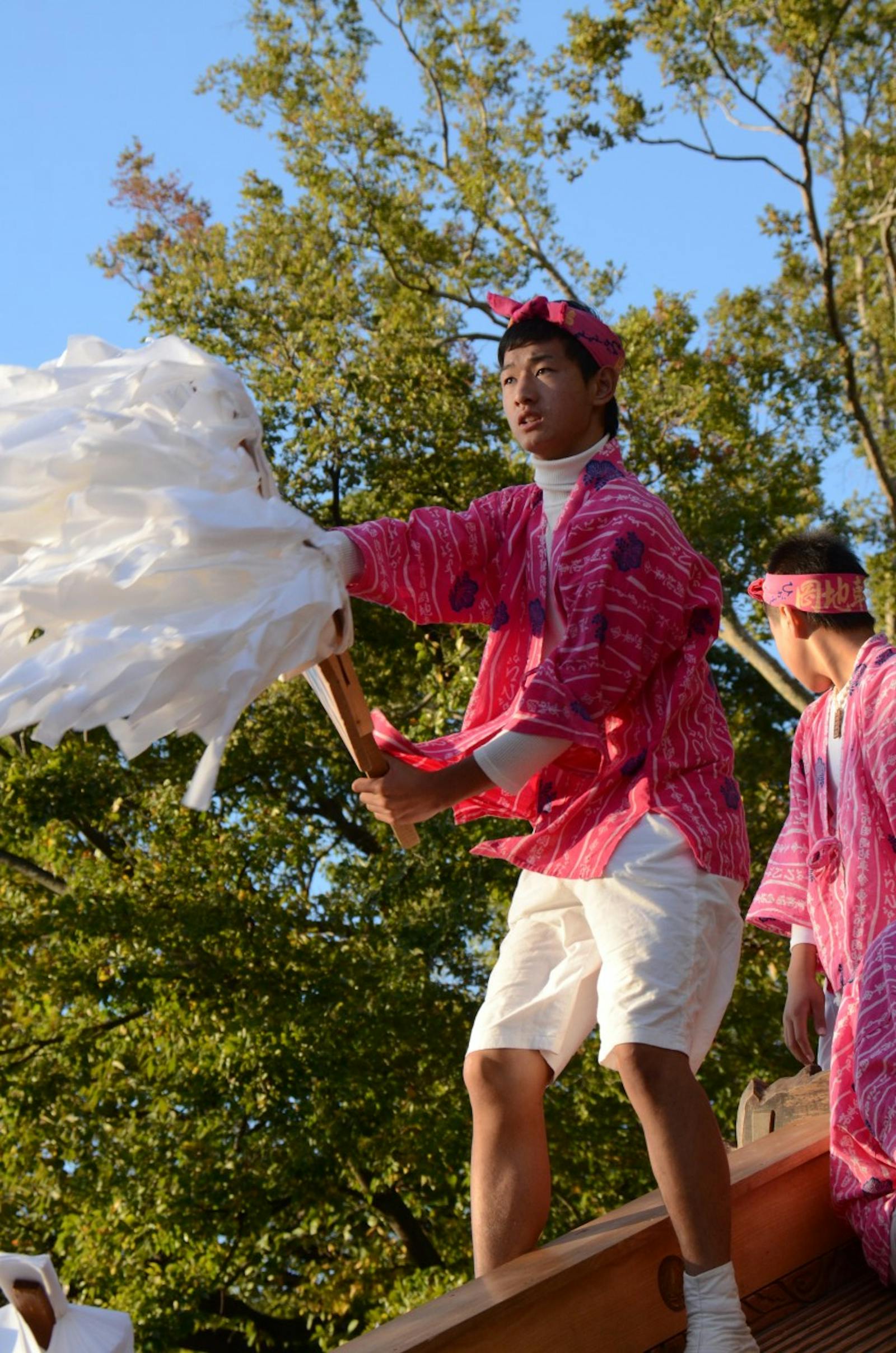 だんじり祭りの祭人