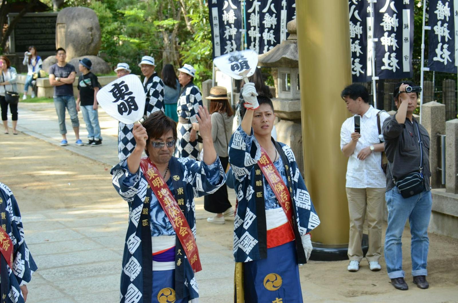 だんじり祭りの祭人
