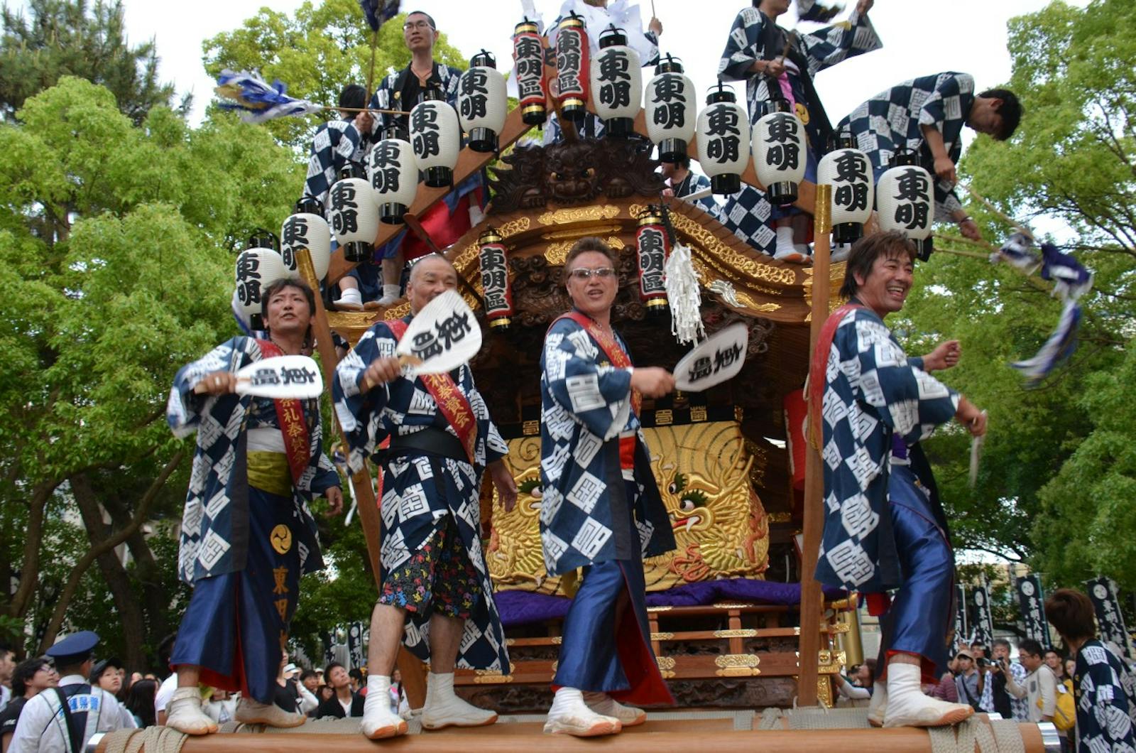 だんじり祭りの祭人