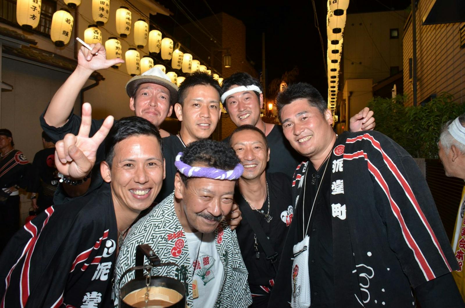 だんじり祭りの祭人