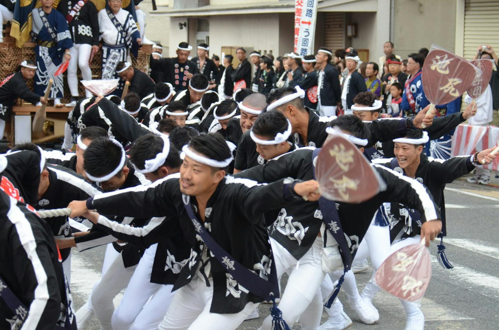 だんじり祭りの祭人