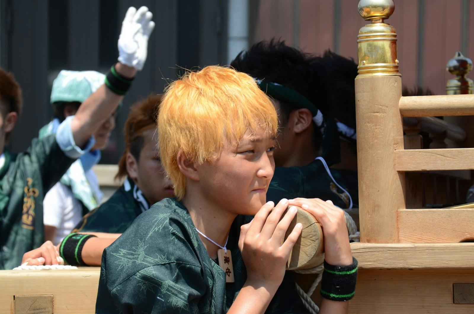 だんじり祭りの祭人