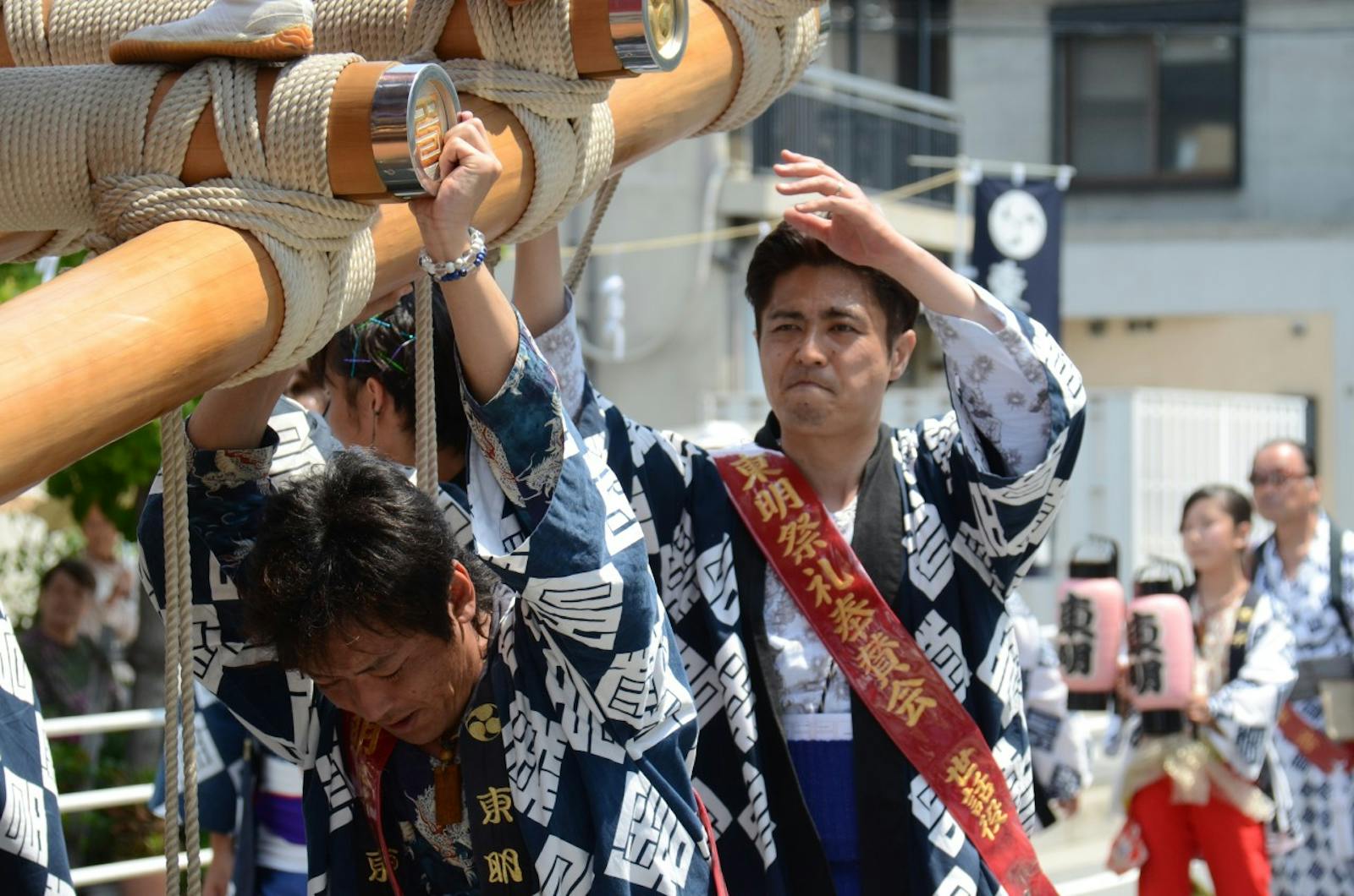 だんじり祭りの祭人