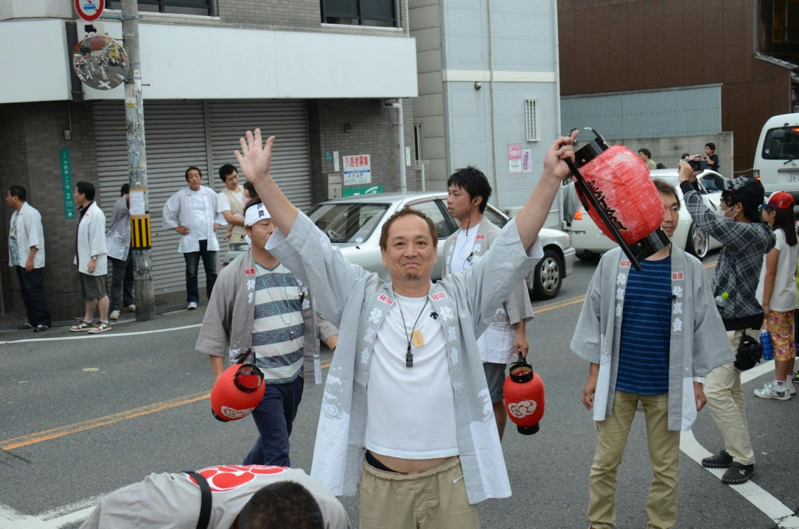 だんじり祭りの祭人