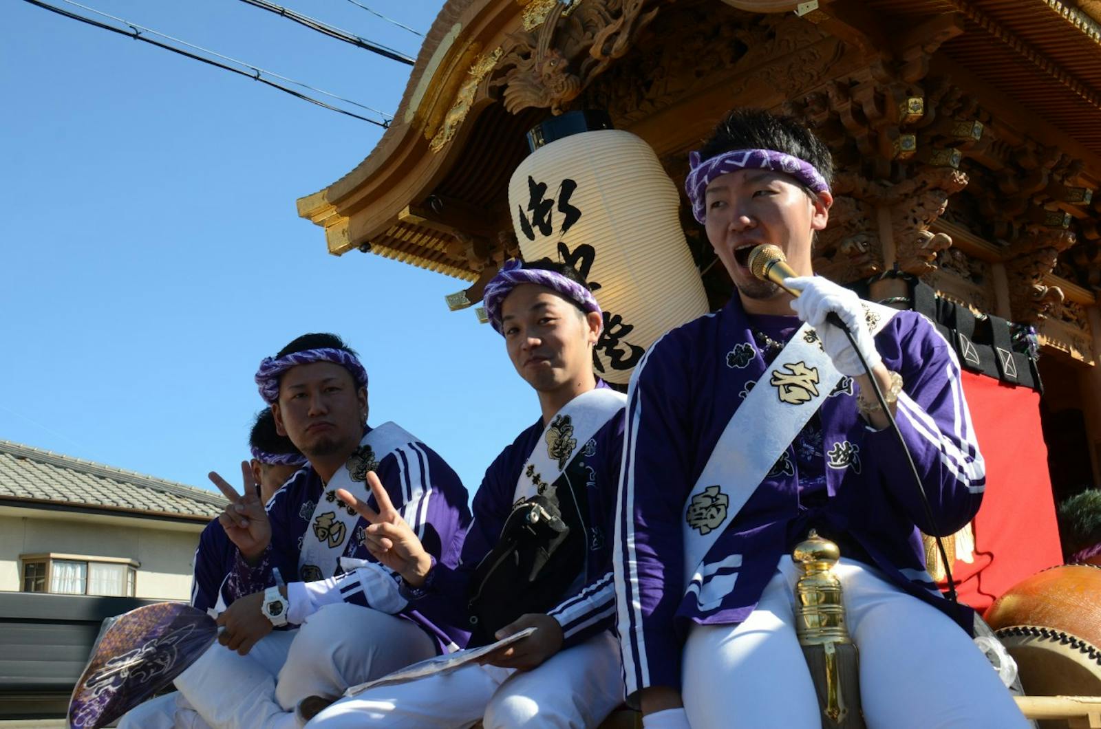 だんじり祭りの祭人