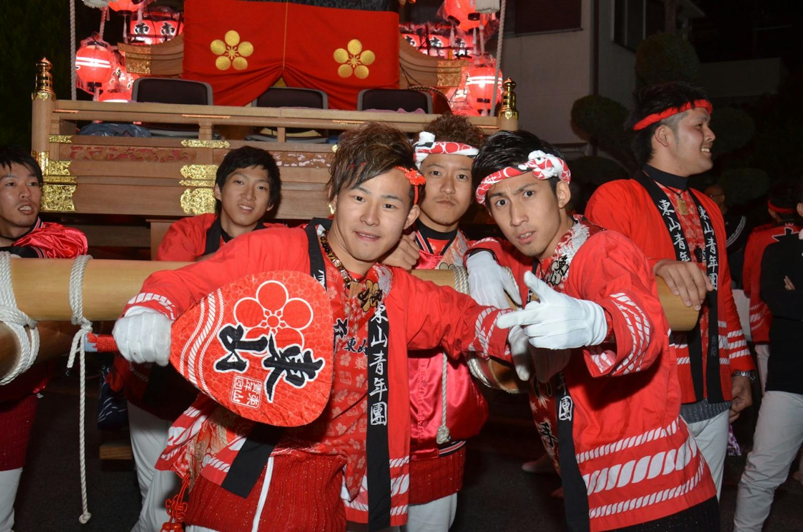 だんじり祭りの祭人