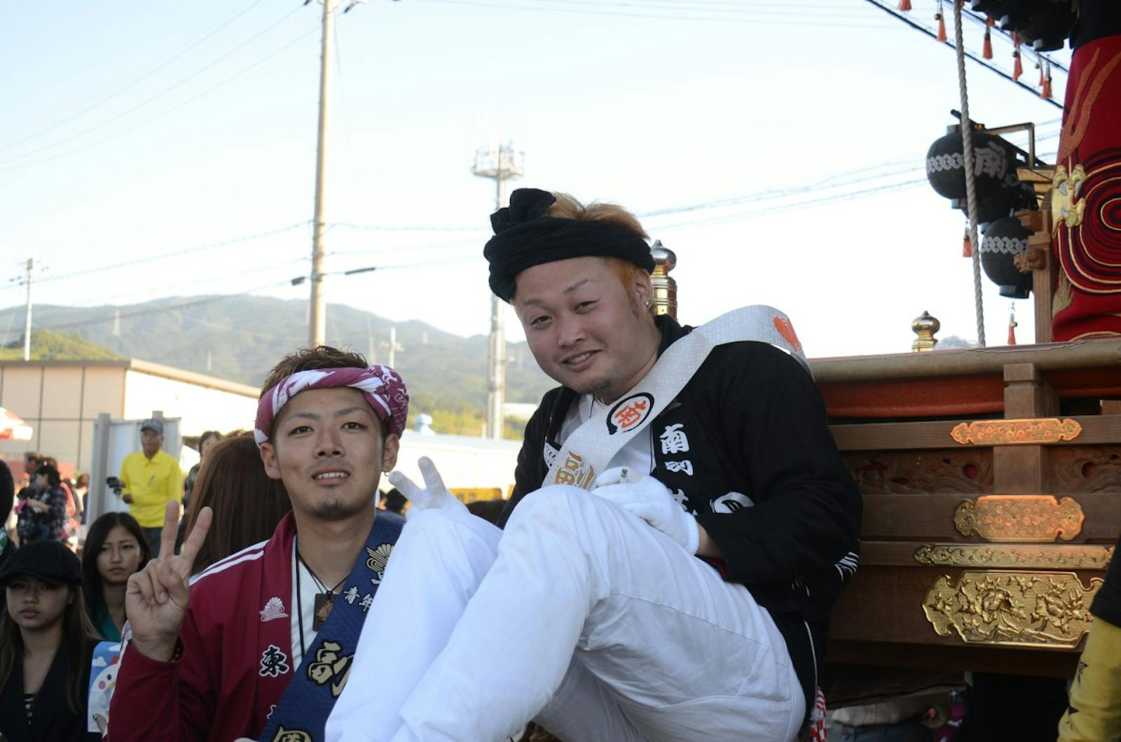 だんじり祭りの祭人