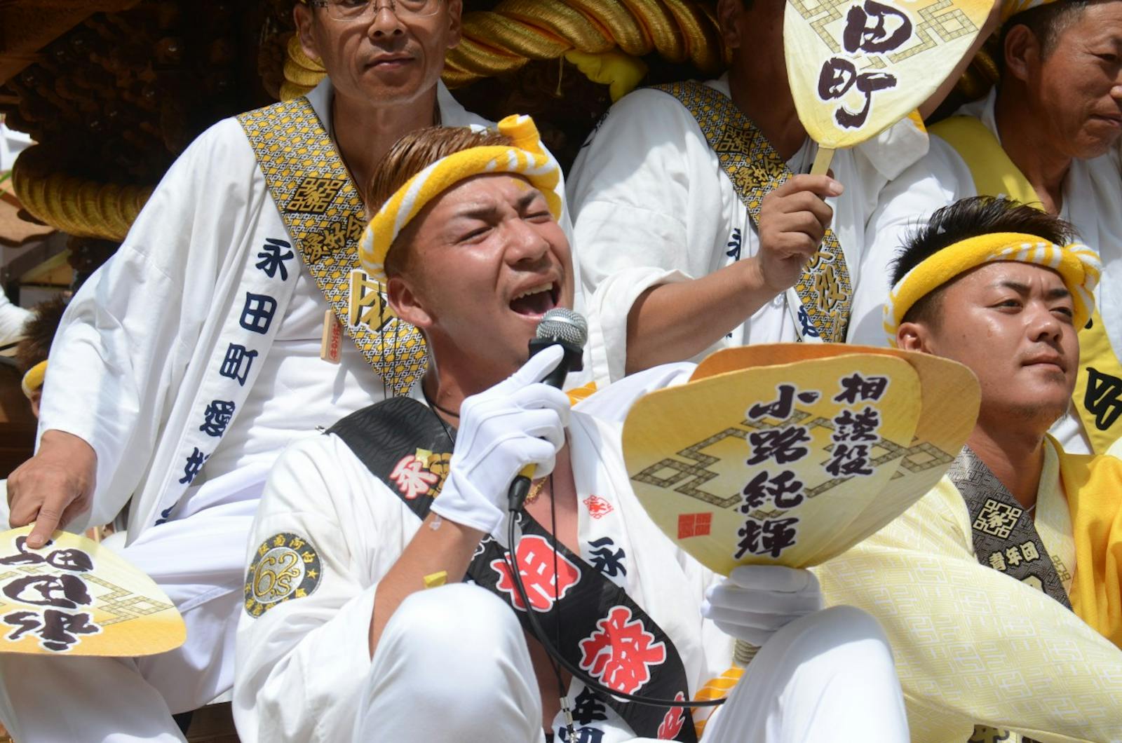 だんじり祭りの祭人