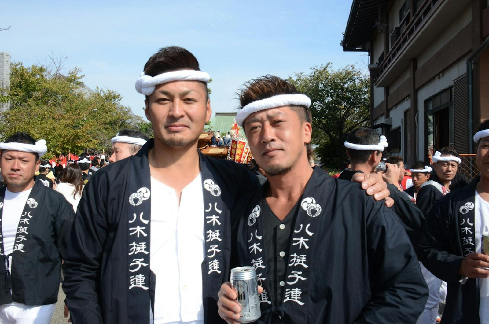 だんじり祭りの祭人