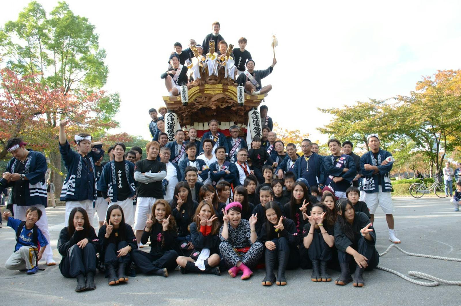 だんじり祭りの祭人