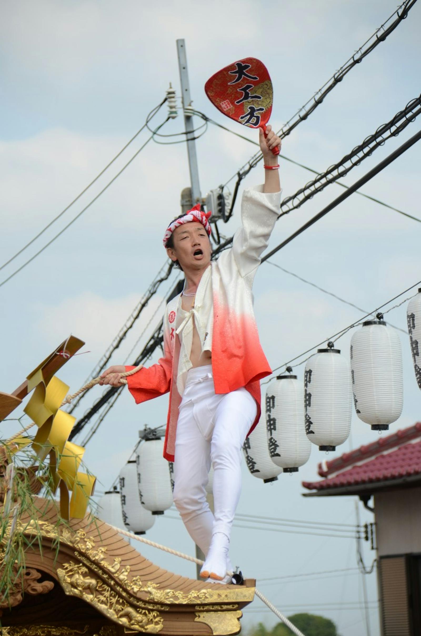 だんじり祭りの祭人
