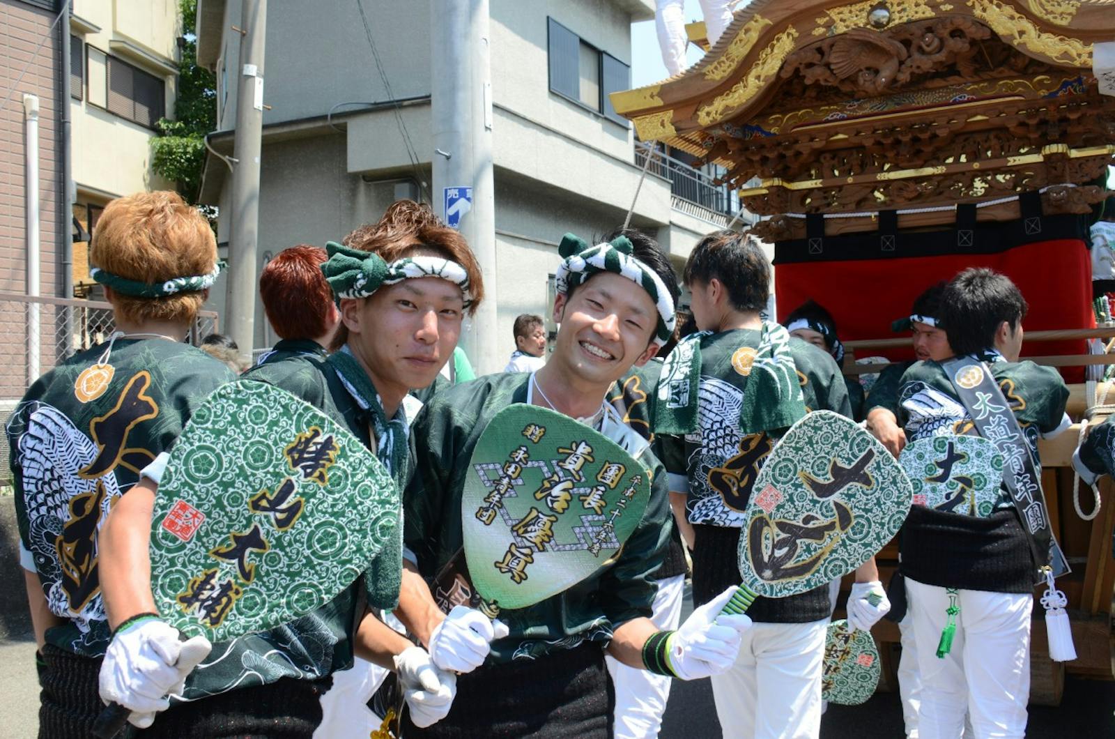 だんじり祭りの祭人