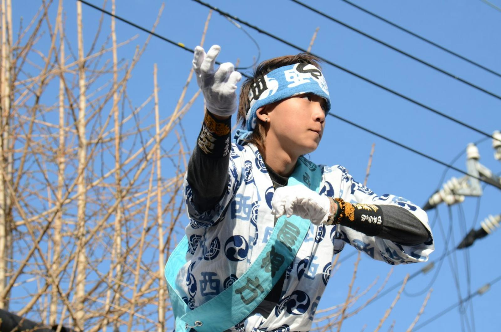 だんじり祭りの祭人