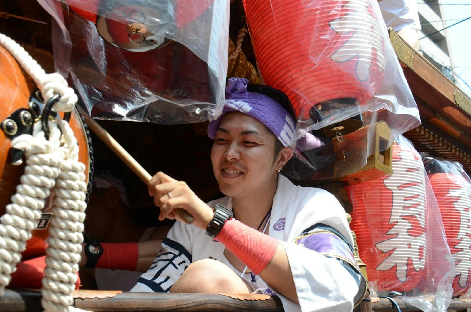 だんじり祭りの祭人