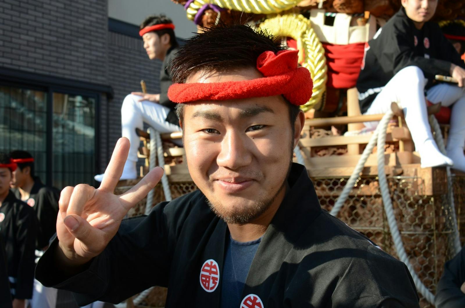 だんじり祭りの祭人