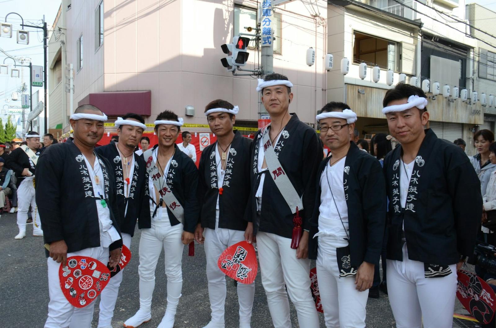 だんじり祭りの祭人