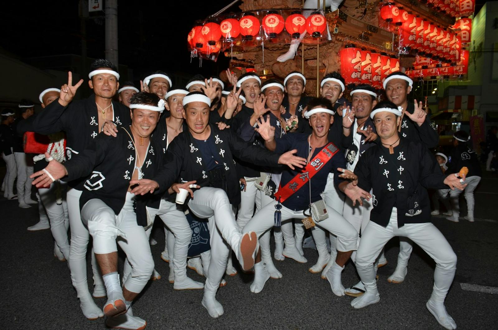 だんじり祭りの祭人